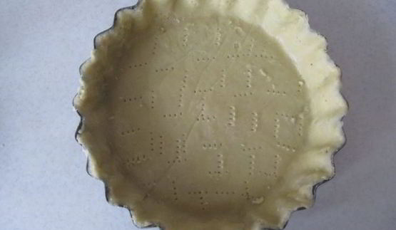 тарт с маком, творогом и яблоками