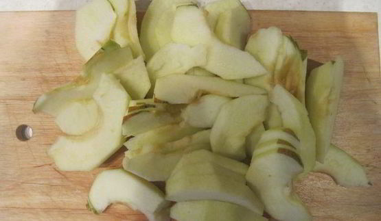 тарт с маком, творогом и яблоками