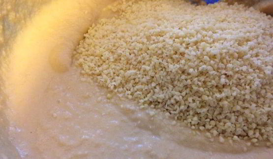 тарт с малиной и заварным медовым кремом