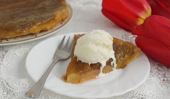 тарт с ревенем и кардамоном