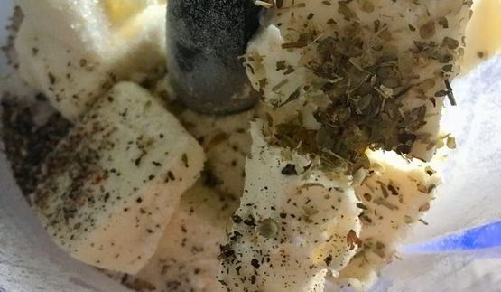 тарт с творогом, овощами и зеленью