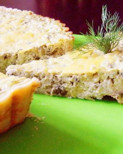 Рецепт тарт с зеленым горошком