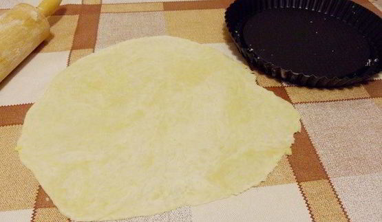 тарт с зеленым горошком