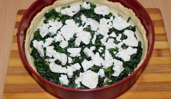 тарт со шпинатом