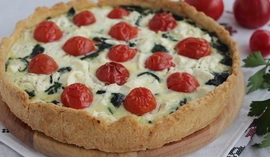 тарт со шпинатом