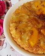 Тарт татен с тыквой и яблоком