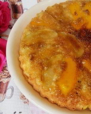 Тарт татен с тыквой и яблоком