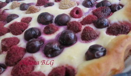 тарт ягодно-творожный