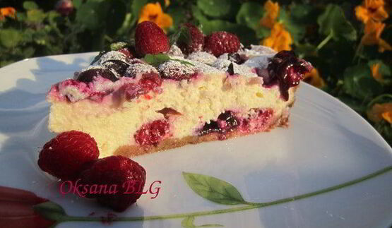 тарт ягодно-творожный