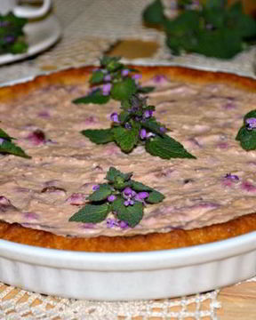 Творожно-вишневый тарт