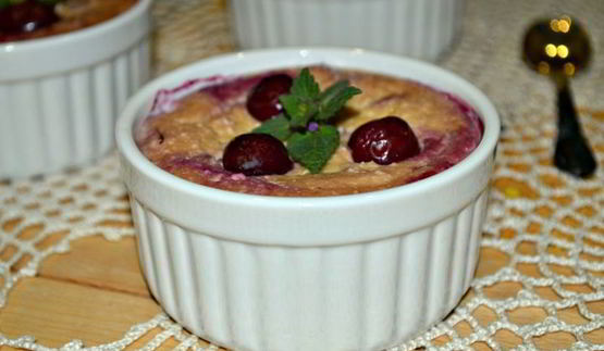 творожно-вишневый тарт