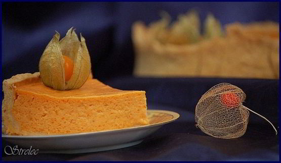 тыквенно-карамельный тарт