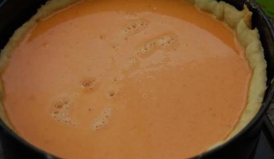 тыквенно-карамельный тарт