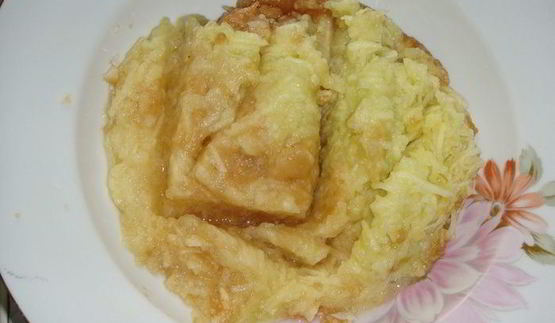 тыквенно-яблочный тарт