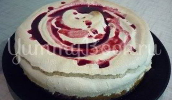 ягодный тарт под нежным безе