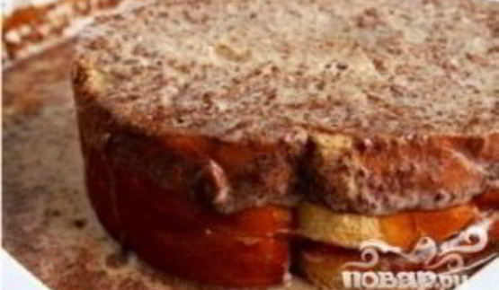 французские тосты с фруктовой начинкой