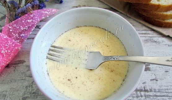 французские тосты в виде сердца