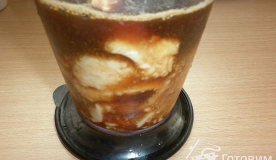 кофейное ласси с тостом