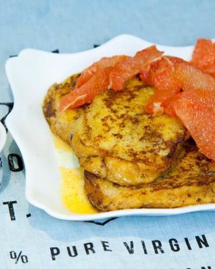 Рецепт сладких тостов с грейпфрутом