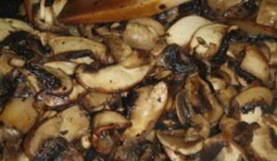 тосты с грибами