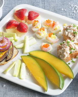 Тосты с овощами