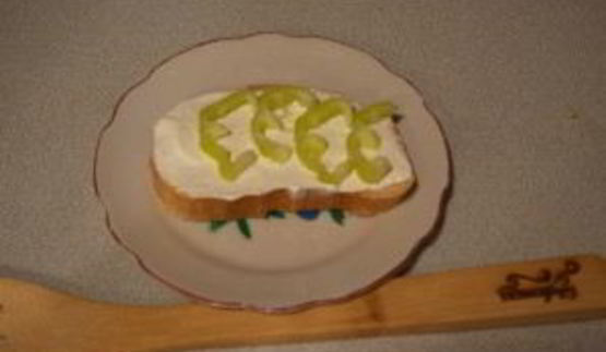 запеченные тосты с паприкой