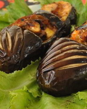 Туфельки из баклажанов