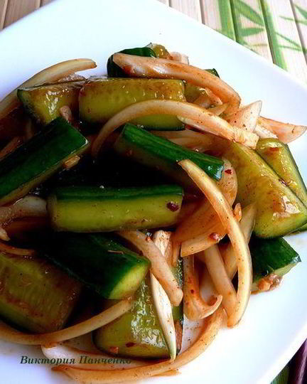 Рецепт ве-чи — жареных огурцов