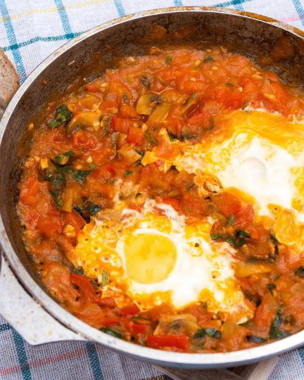 Рецепт израильского завтрака шакшука