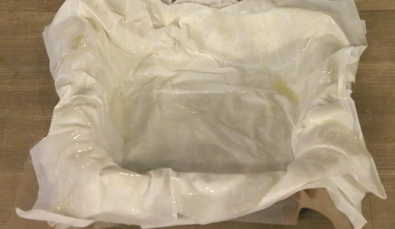 королевская яичница на тесте фило