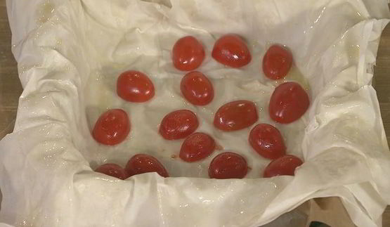 королевская яичница на тесте фило