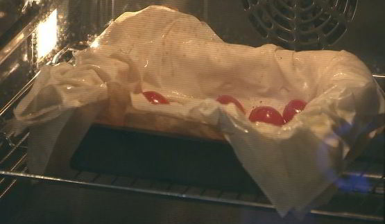 королевская яичница на тесте фило