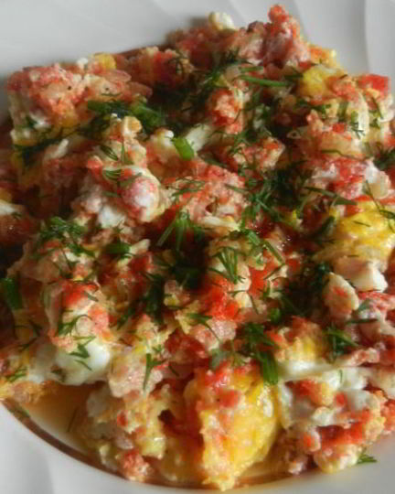 Рецепт вкусной яичницы