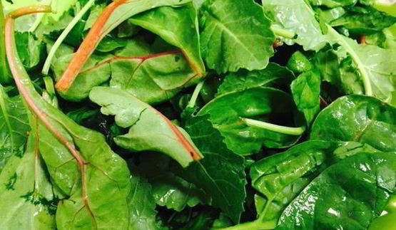 яичница с овощами и капустой кале