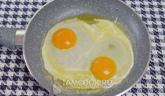 яичница с сыром