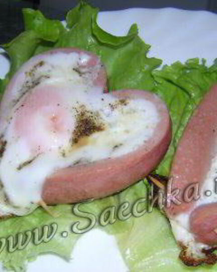 Рецепт яичницы сердечко