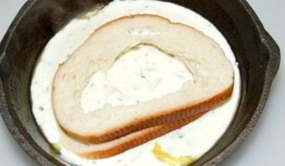 яичница в хлебе в духовке