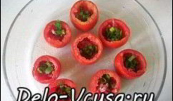 яичница в томатах в духовке