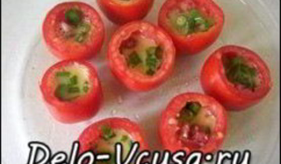 яичница в томатах в духовке