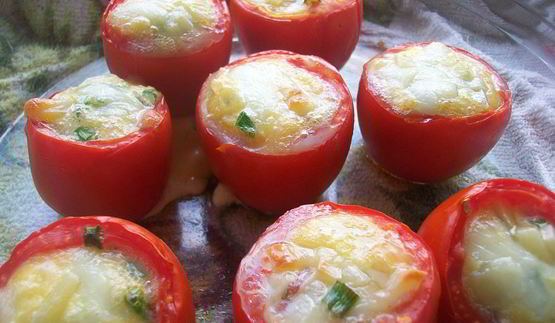 яичница в томатах в духовке