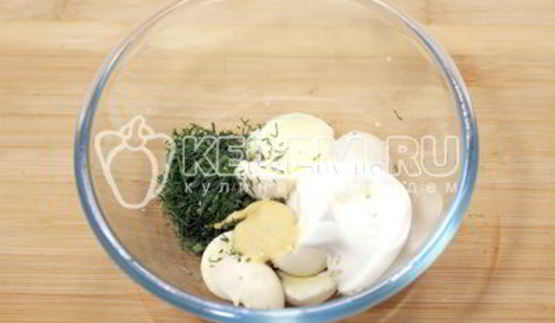 закуска для деда мороза