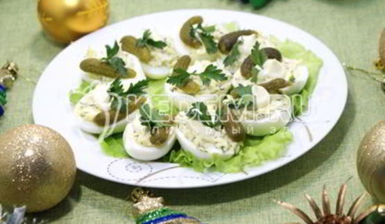 закуска для деда мороза