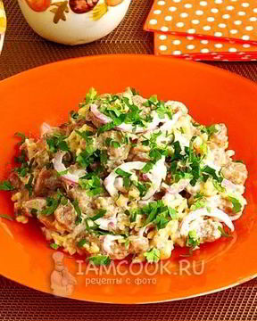 Закуска из свинины и сыра