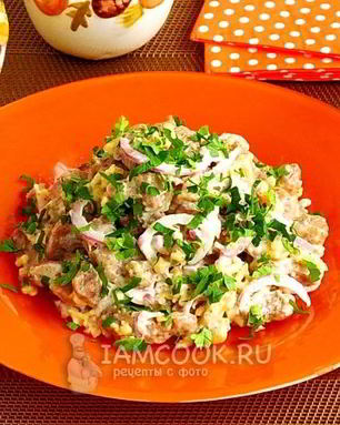 Закуска из свинины и сыра