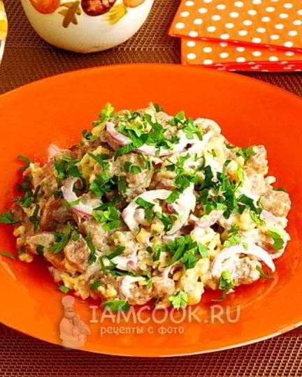 Рецепт закуски из свинины и сыра