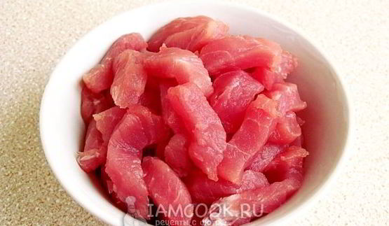 закуска из свинины и сыра