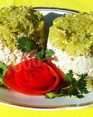 Закуска из цуккини и брынзы