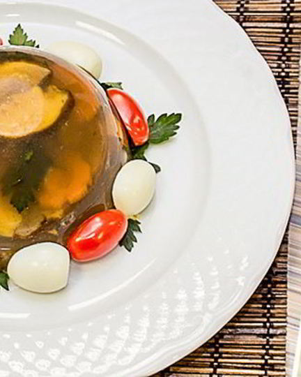 Рецепт заливного из грибов