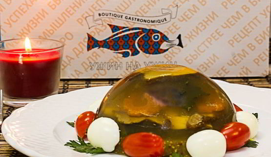 заливное из грибов