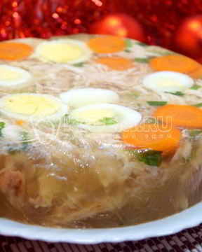 Заливное из курицы